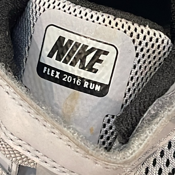 Nike Flex 2016 Run Toddlers Gray Sneakers Size 6C - Picture 8 of 8